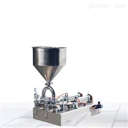 qy氣動雙頭膏體半自動灌裝機