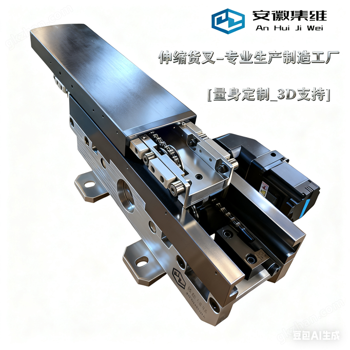 600mm行程的伸缩货叉