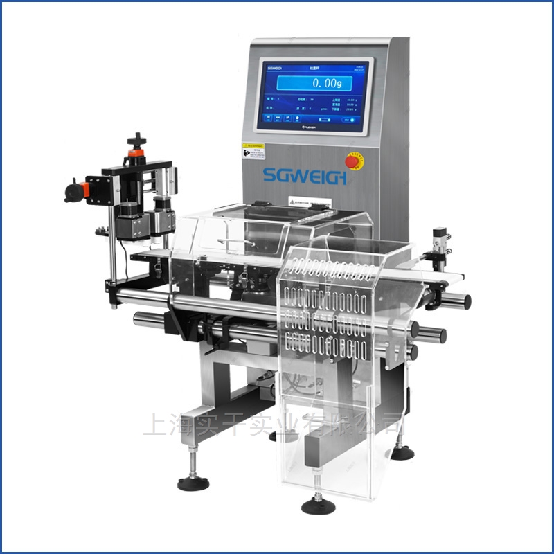 高精度檢重秤 上海實干實業推出SG-100高速精密檢重系統,重新定義小型產品重量檢測標準