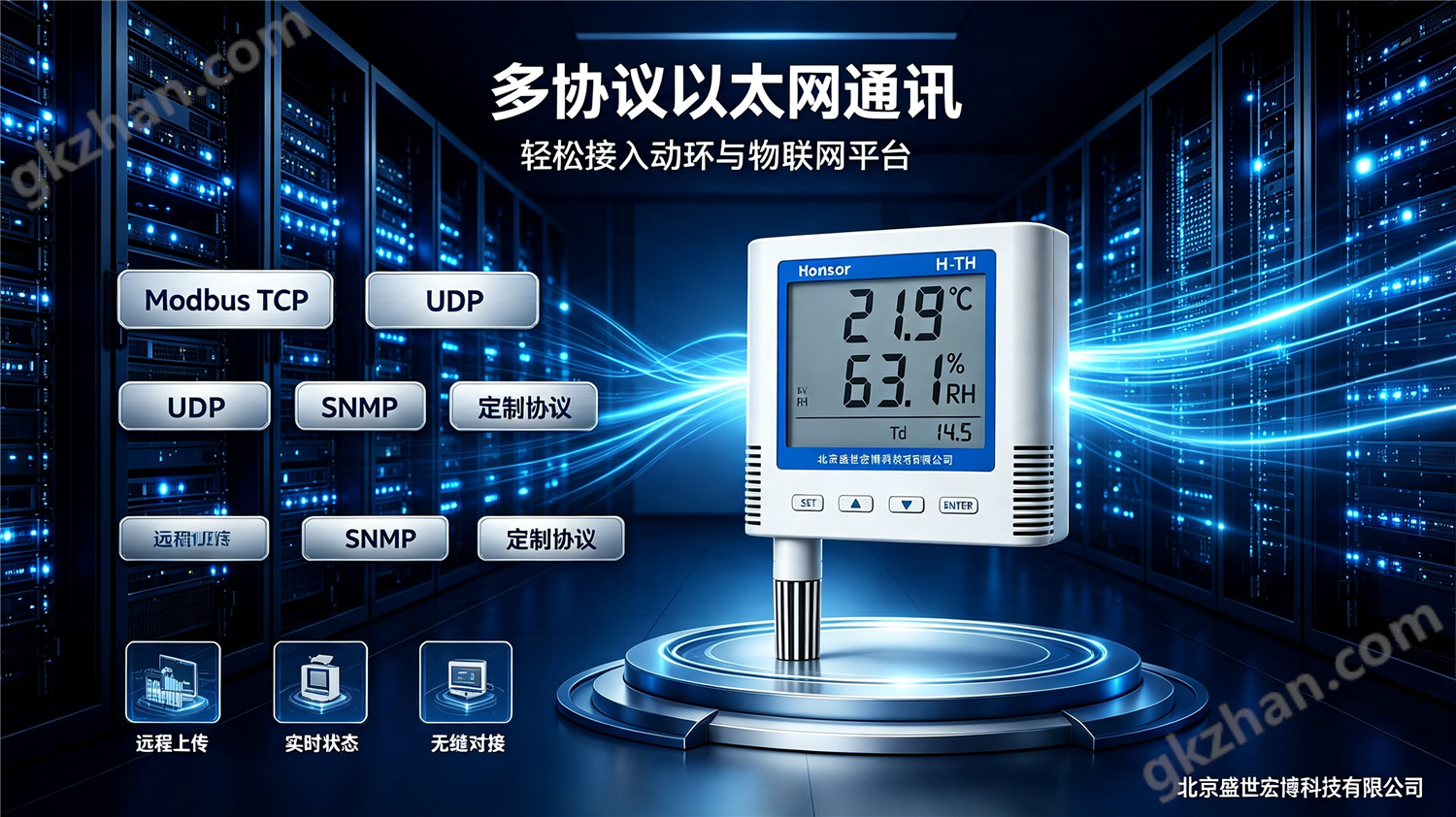 通信基站以太網(wǎng)溫濕度變送器 環(huán)境采集